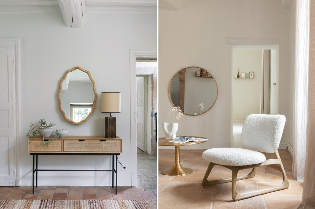 Comment intégrer un grand miroir dans votre intérieur ?